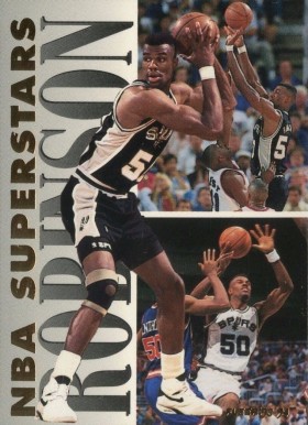 1993 Fleer NBA Superstars David Robinson #19 Basketball Card