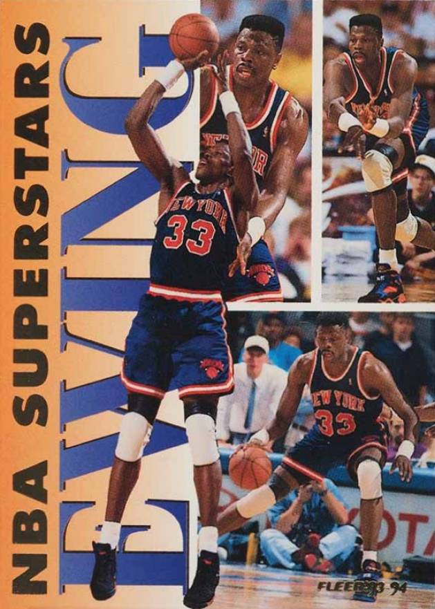 1993 Fleer NBA Superstars Patrick Ewing #6 Basketball Card