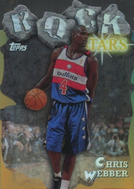 1997 Topps Rock Stars Chris Webber #RS3 Basketball Card