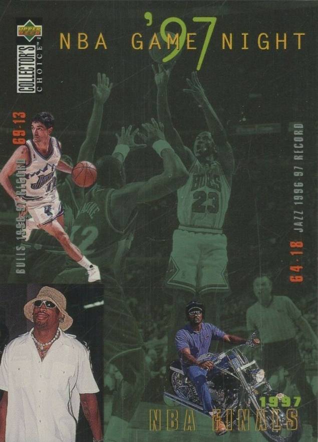1997 Collector's Choice  Finals Game Night #185 Basketball Card