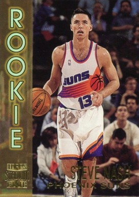 1996 Stadium Club Rookies 2 Steve Nash #R12 Basketball Card