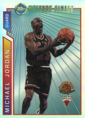 1996 Topps Mystery Finest  Michael Jordan #M14 Basketball Card