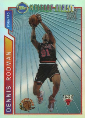 1996 Topps Mystery Finest  Dennis Rodman #M7 Basketball Card