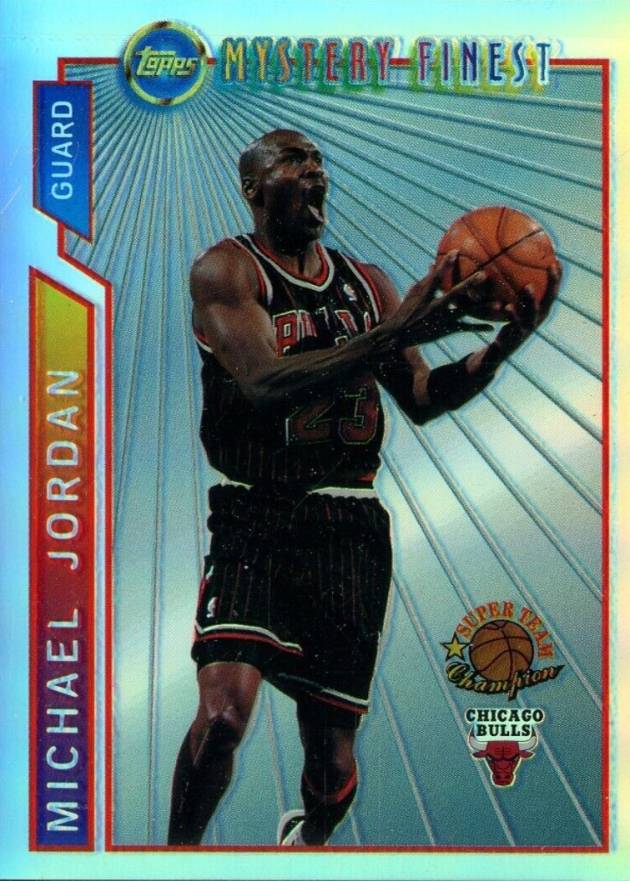 1996 Topps Mystery Finest  Michael Jordan #M14 Basketball Card