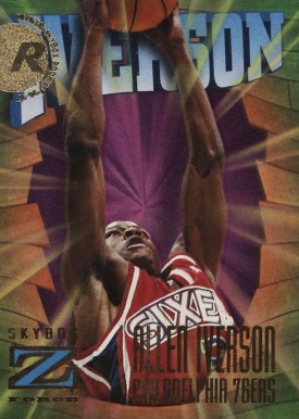 1996 Skybox Z-Force  Allen Iverson #151 Basketball Card