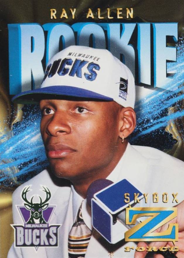 1996 Skybox Z-Force  Ray Allen #R1 Basketball Card