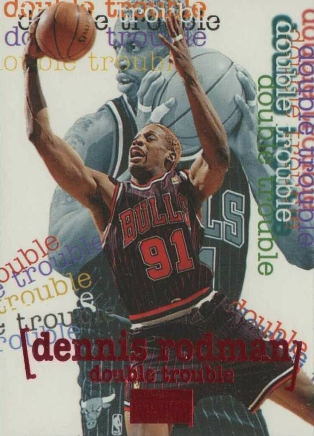 1996 Skybox Premium Dennis Rodman Dt #276 Basketball Card