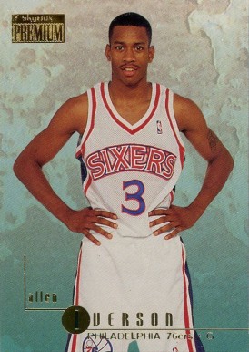 1996 Skybox Premium Allen Iverson #85 Basketball Card