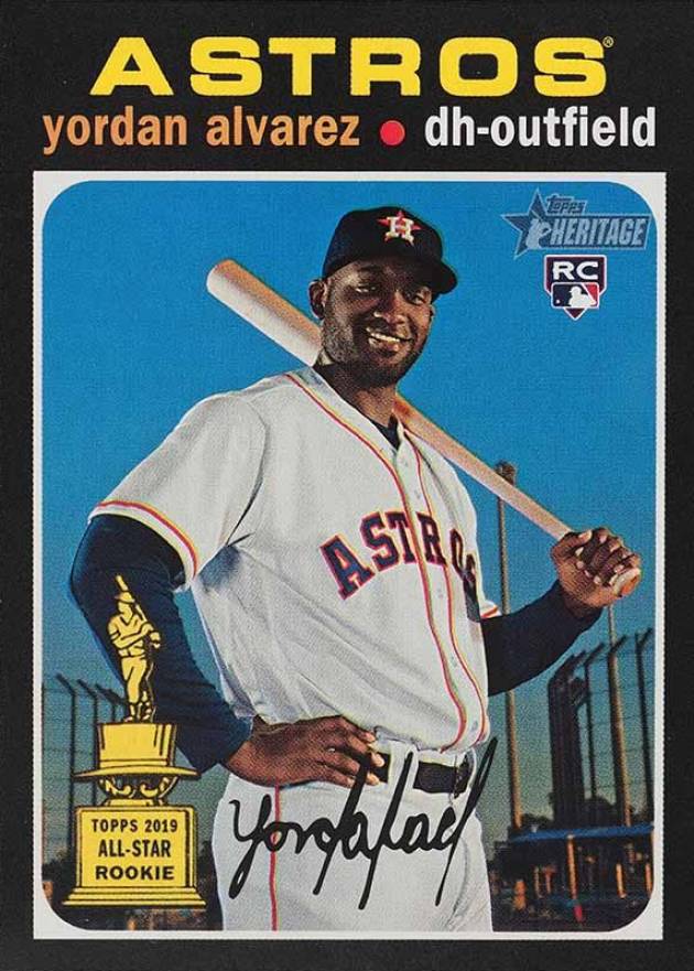 2020 Topps Heritage Yordan Alvarez #54 Baseball Card
