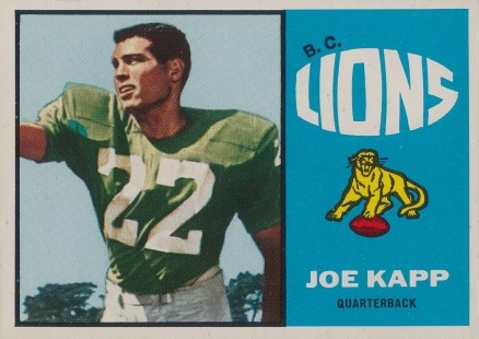 1964 Topps CFL Joe Kapp #3 Football Card