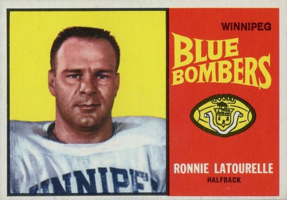 1964 Topps CFL Ronnie Latourelle #86 Football Card