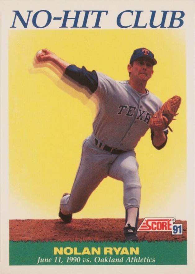 1991 Score Nolan Ryan #701 Baseball Card