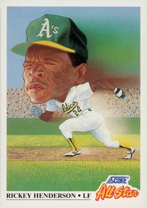1991 Score Rickey Henderson #397 Baseball Card