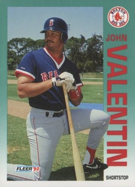 1992 Fleer Update John Valentin #U-4 Baseball Card