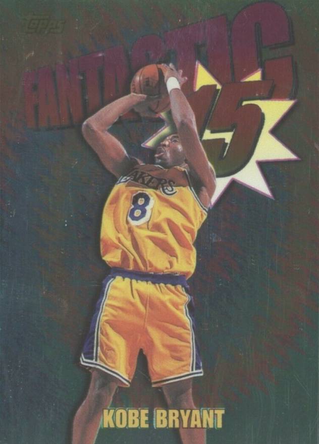 1997 Topps Fantastic 15 Kobe Bryant #F12 Basketball Card