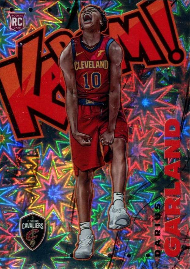 2019 Panini Crown Royale Kaboom Darius Garland #22 Basketball Card