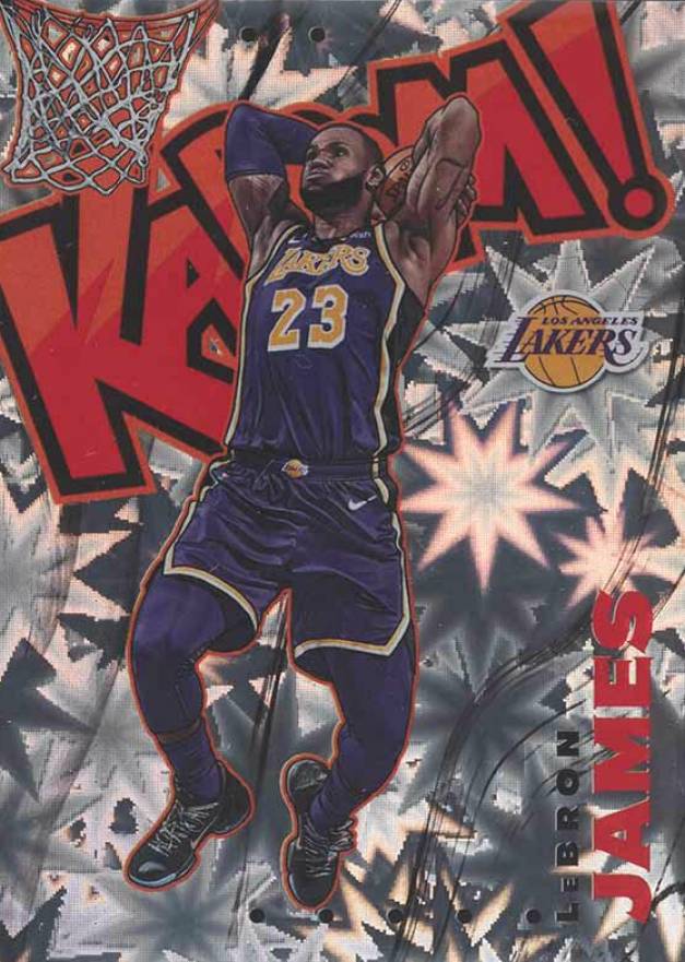 2019 Panini Crown Royale Kaboom LeBron James #9 Basketball Card