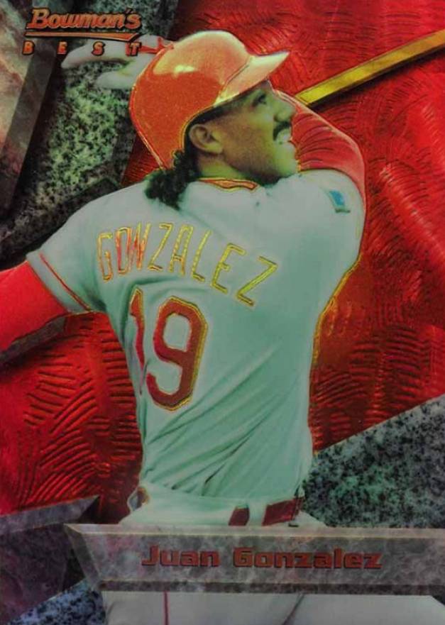 1994 Bowman's Best  Juan Gonzalez #19 Baseball Card