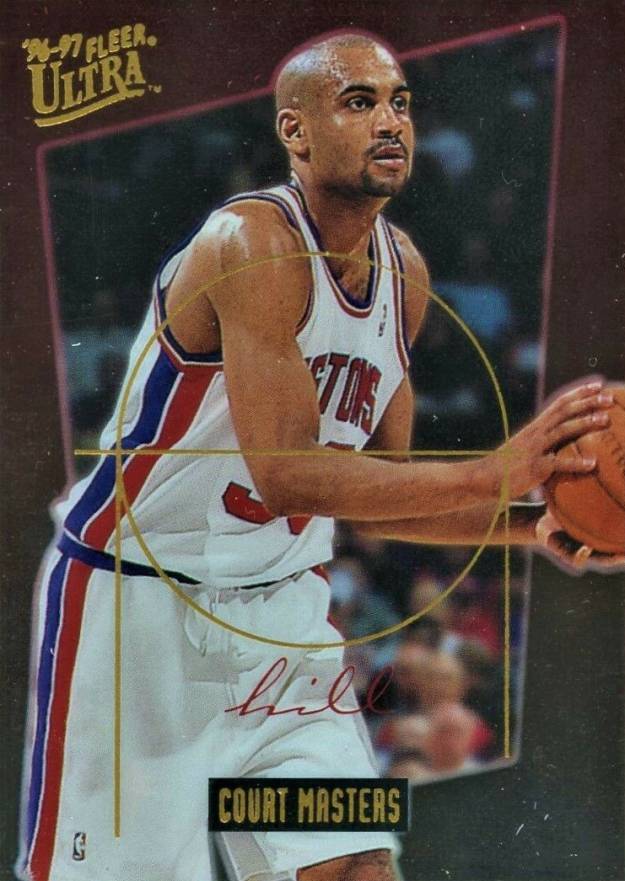 1996 Ultra Court Masters Grant Hill #6 Basketball Card