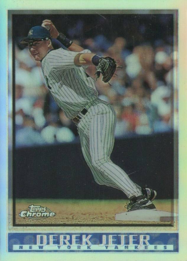 1998 Topps Chrome Derek Jeter #160 Baseball Card