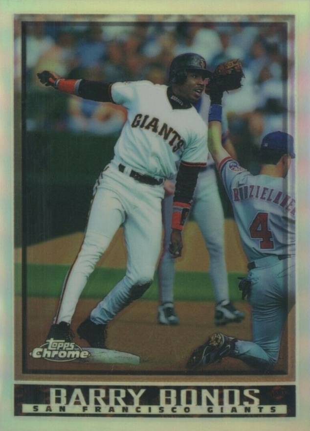 1998 Topps Chrome Barry Bonds #317 Baseball Card