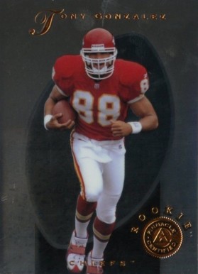 1997 Pinnacle Certified Tony Gonzalez #149 Football Card