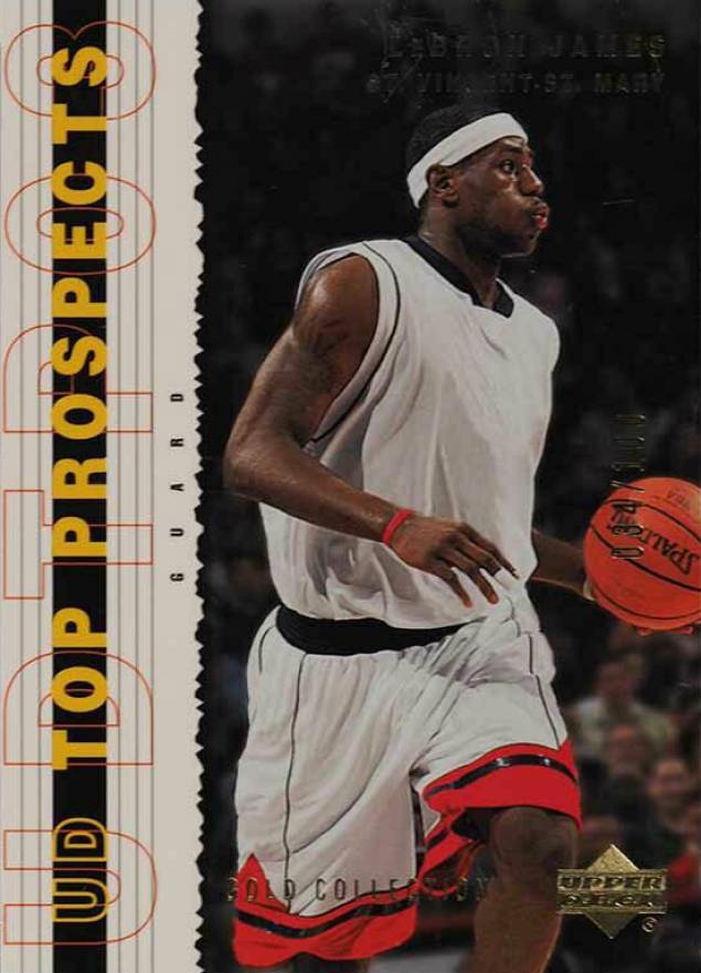 2003 Upper Deck Top Prospects LeBron James #55 Basketball Card
