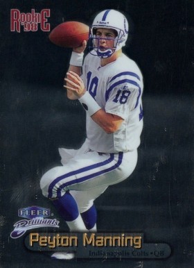 1998 Fleer Brilliants Peyton Manning #120 Football Card