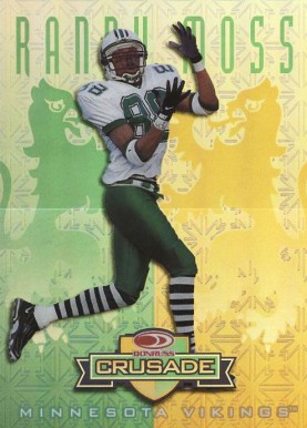 1998 Leaf R & S Crusade Randy Moss #69 Football Card