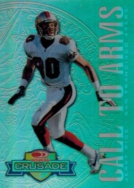 1998 Leaf R & S Crusade Jerry Rice #11 Football Card