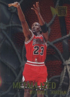 1996 Metal Michael Jordan #128 Basketball Card