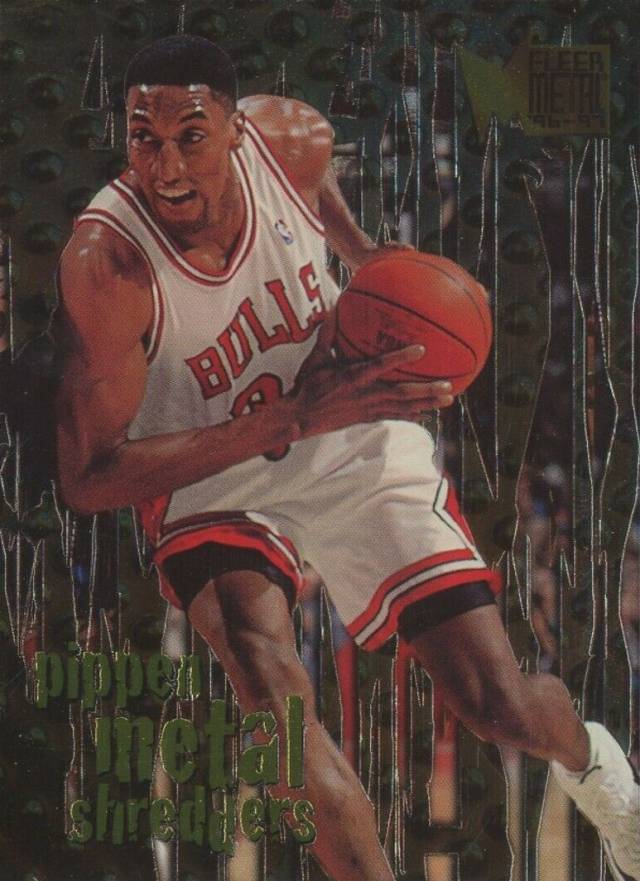 1996 Metal Scottie Pippen #145 Basketball Card