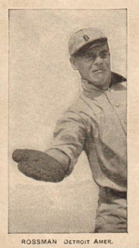 1909 CA Briggs Co. Black & White Claude Rossman # Baseball Card