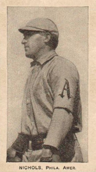 1909 C. A. Briggs B & W Nicholls, Phila. Amer. # Baseball Card