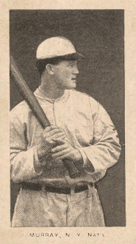 1909 CA Briggs Co. Black & White Red Murray # Baseball Card
