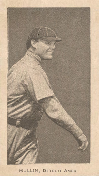 1909 C. A. Briggs B & W Mullin, Detroit Amer. # Baseball Card