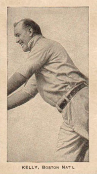 1909 C. A. Briggs Color Kelly, Boston Nat'l # Baseball Card