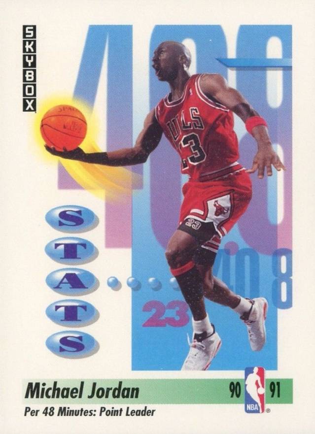 1991 Skybox Michael Jordan #307 Basketball Card