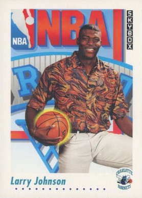 1991 Skybox Larry Johnson #513 Basketball Card