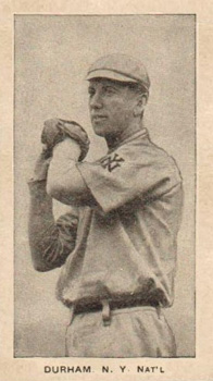 1909 C. A. Briggs Color Durnham, N.Y. Nat'l # Baseball Card
