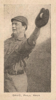 1909 CA Briggs Co. Black & White Harry Davis # Baseball Card