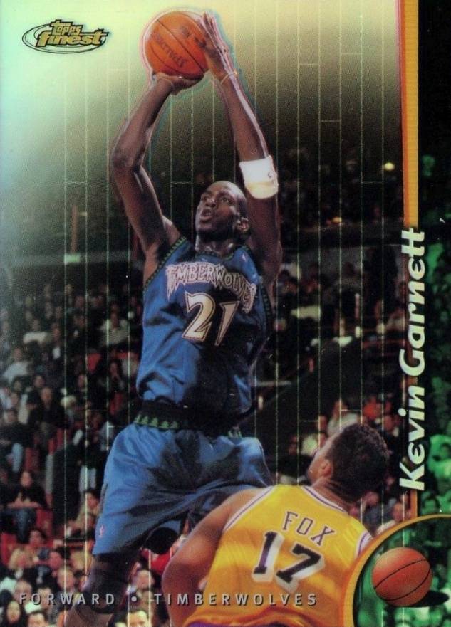 1998 Finest Kevin Garnett #14 Basketball Card