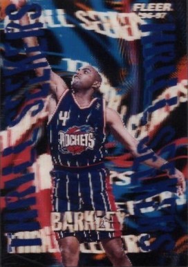 1996 Fleer Thrill Seekers Charles Barkley #2 Basketball Card