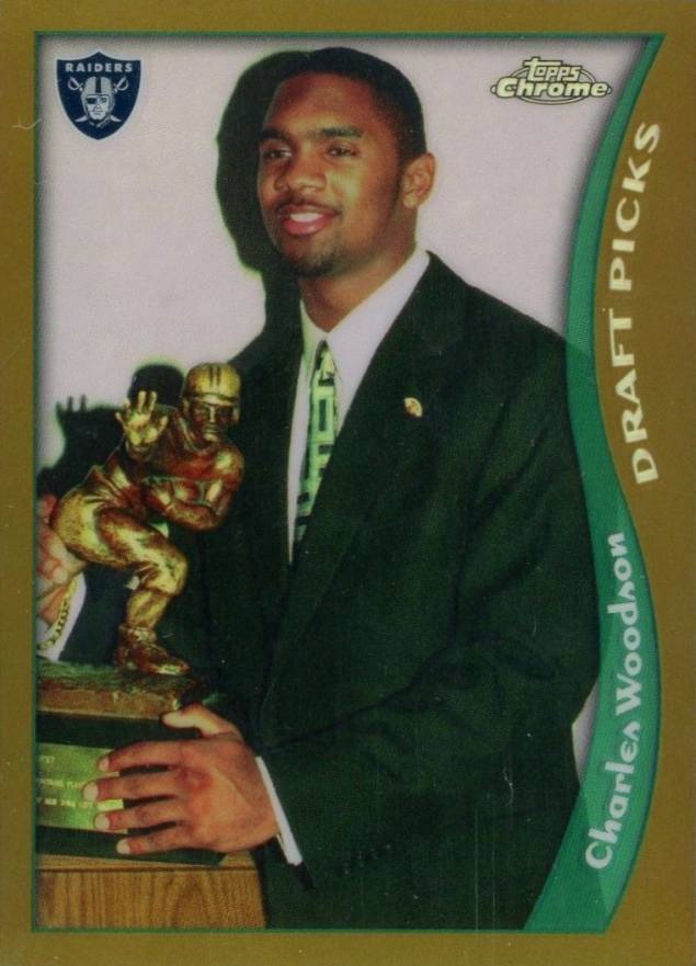 1998 Topps Chrome Charles Woodson #44 Football Card