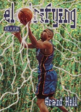 1998 Fleer Tradition Electrifying Grant Hill #4 Basketball Card