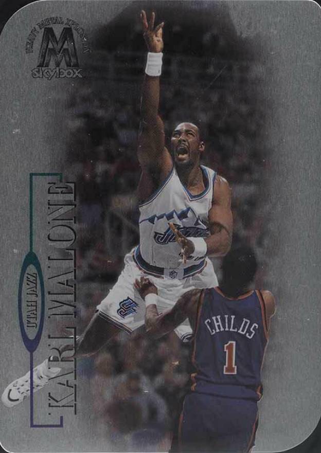 1998 Skybox Molten Metal Xplosion Karl Malone #114 Basketball Card