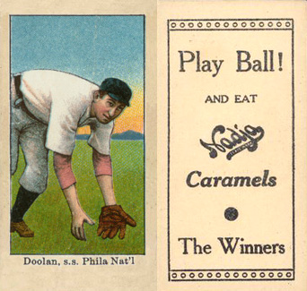 1909 Nadja Caramel Doolan, s.s. Phila Nat'l # Baseball Card
