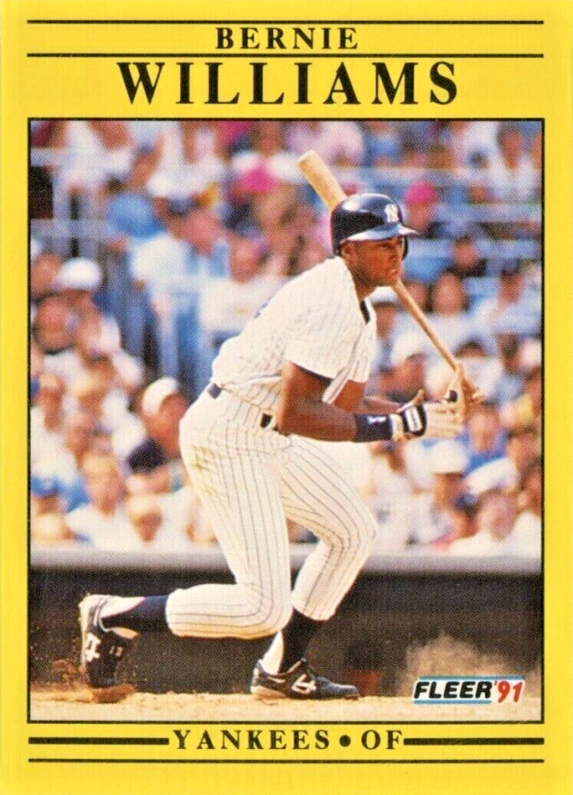 1991 Fleer Update Bernie Williams #U-49 Baseball Card