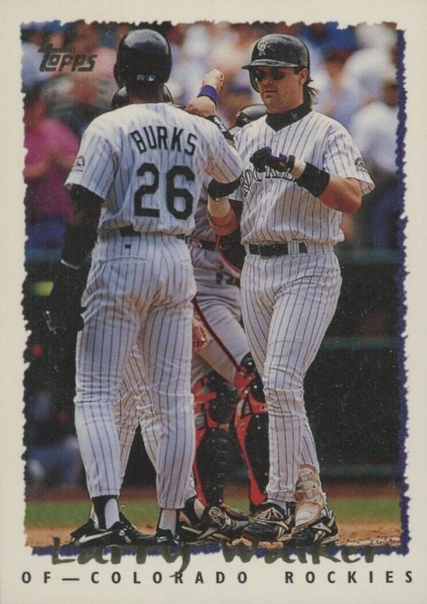 1995 Topps Traded Larry Walker #20T Baseball Card