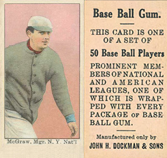 1909 Dockman & Sons McGraw, Mgr. N. Y. Nat'l #25 Baseball Card